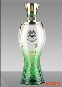 喜慶玻璃酒瓶